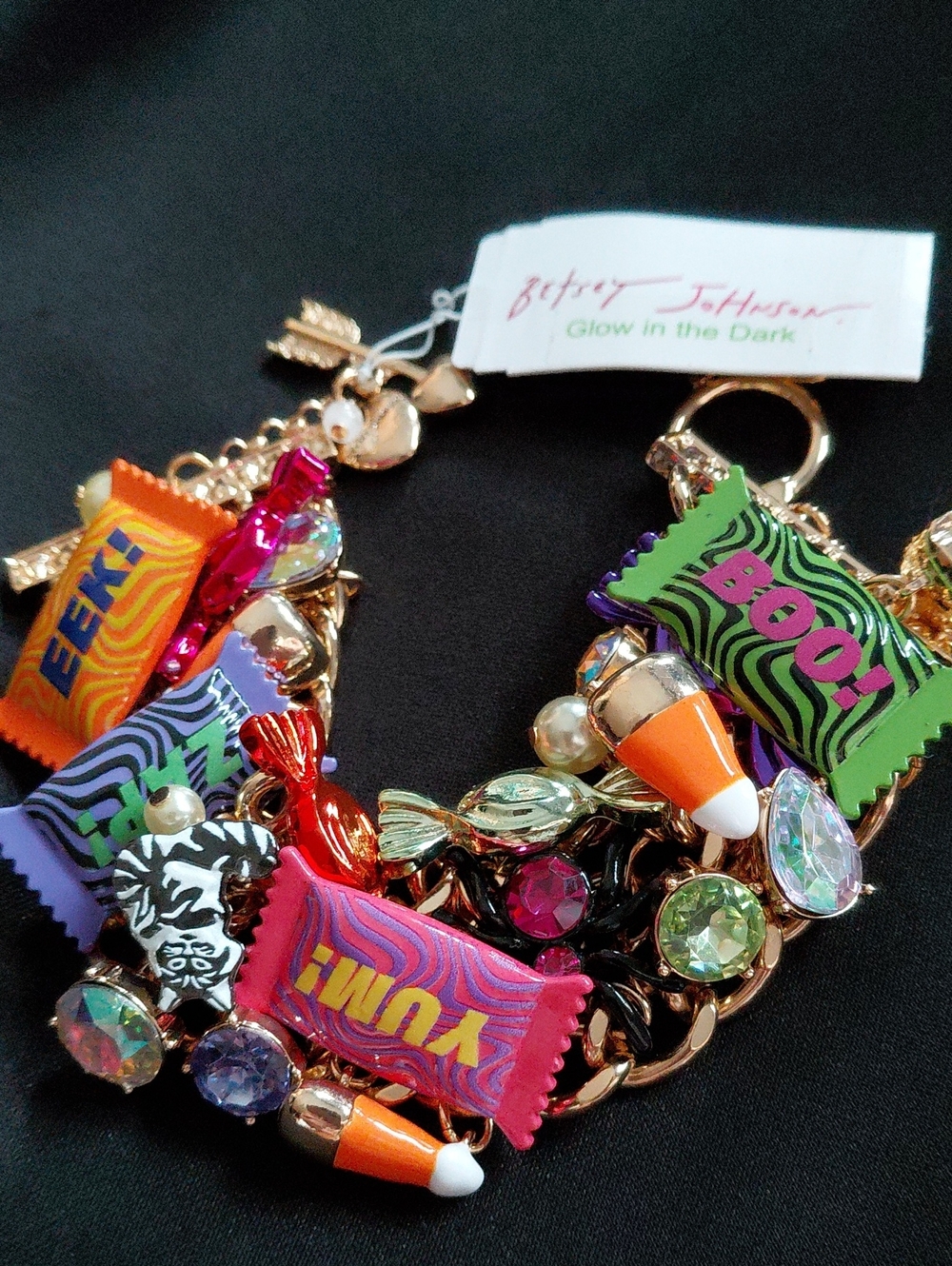 Betsey Johnson Colorful Candy Charm Bracelet - Picture 6 of 6